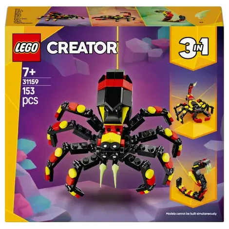 LEGO Creator 31159 3w1 Dzikie zwierzęta: niezwykły pająk
