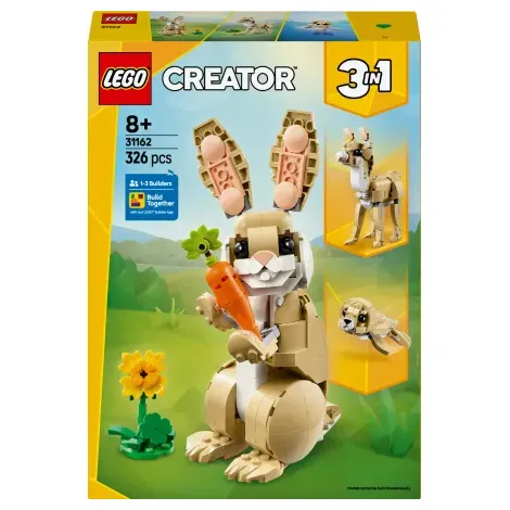 LEGO Creator 31162 3w1 Uroczy króliczek