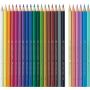 Kredki ołówkowe Faber-Castell Unicorn sześciokątne, 24 kolory - 3