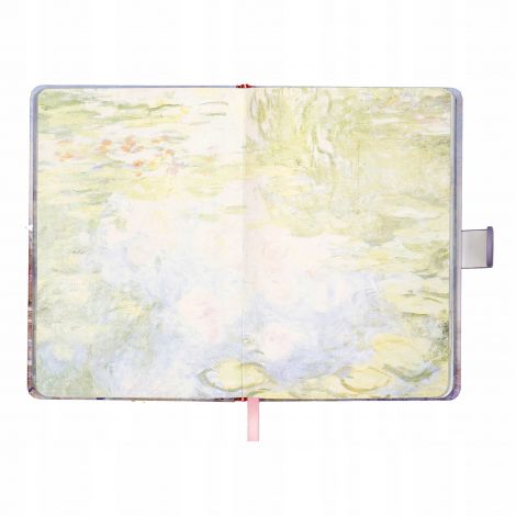Notes Lenwa z zapięciem B6/128k Claude Monet - Lilie wodne 1 - 3