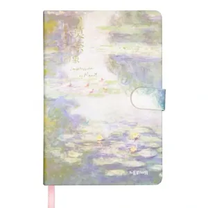 Notes Lenwa z zapięciem B6/128k Claude Monet - Lilie wodne 1