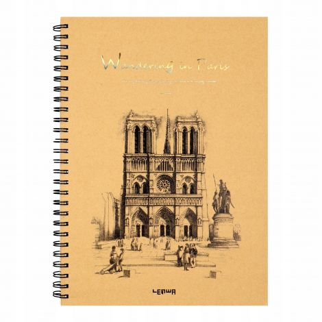 Kołoszkicownik Incood B4/40k/160g Katedra Notre Dame Paryż