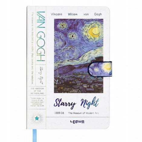 Notes Lenwa z zapięciem B6/128k V. van Gogh - Gwiaździsta noc