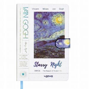 Notes Lenwa z zapięciem B6/128k V. van Gogh - Gwiaździsta noc
