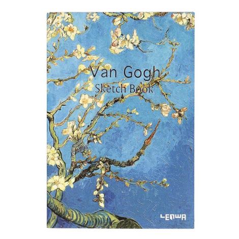 Szkicownik Lenwa A5/120/100g V. van Gogh Kwitnący migdałowiec