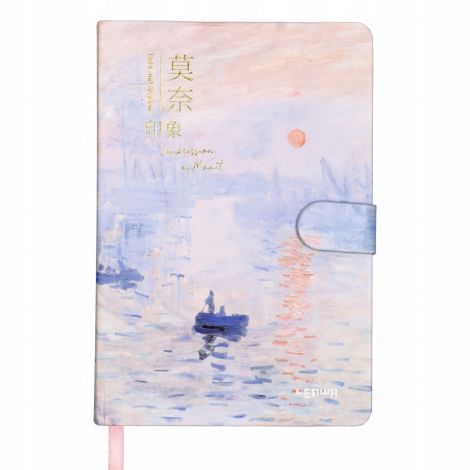 Notes Lenwa z zapięciem B6/128k Claude Monet - Wschód słońca
