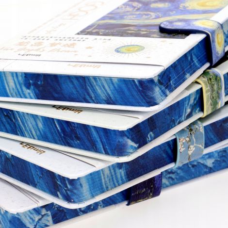 Notes Lenwa z zapięciem B6/128k V. van Gogh - Gwiaździsta noc nad Rodanem - 4