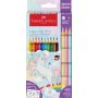 Kredki ołówkowe Faber-Castell Unicorn trójkątne, 13 kolorów - 2