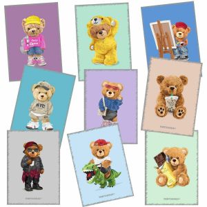 Zeszyt Narcissus Teddies A5/60/80g kratka