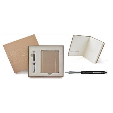Zestaw Parker Urban Duo, Długopis + Notes, Czarny - 2