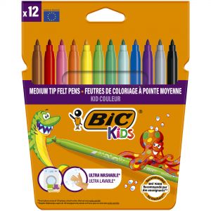 Pisaki Bic Kid Couleur, 12 kolorów