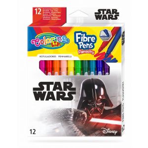 Pisaki Colorino Kids Disney Star Wars, 12 kolorów