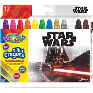 Kredki żelowe Colorino w sztyfcie wykręcane Star Wars, 12kol
