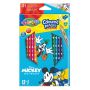 Kredki ołówkowe Colorino Disney Myszka Miki trójkątne, 13kol - 2