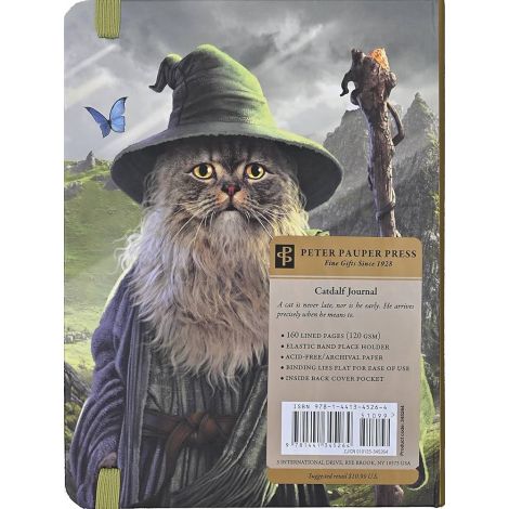 Notatnik Peter Pauper Press A5/80/120g linia szyty Catdalf - 2