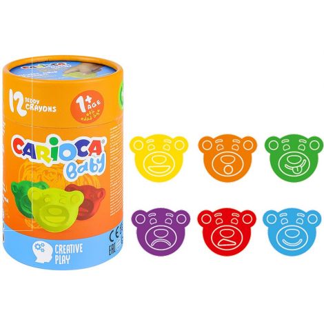 Kredki dla dzieci Carioca Baby Misiaki, 12kol - 2