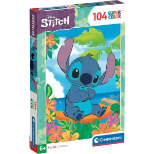 Puzzle Clementoni 104el Stitch Disney Super Color