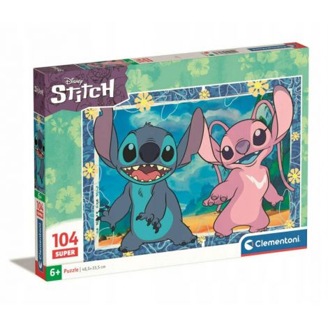 Puzzle Clementoni 104el Stitch Disney Super Color