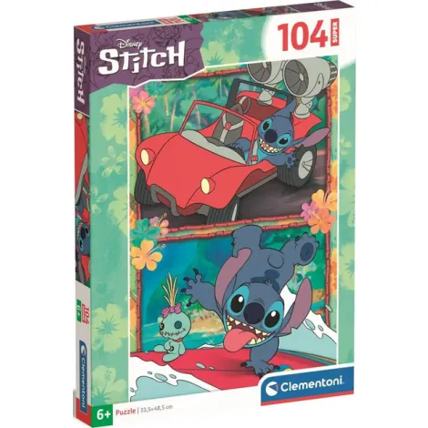 Puzzle Clementoni 104el Stitch Super Color