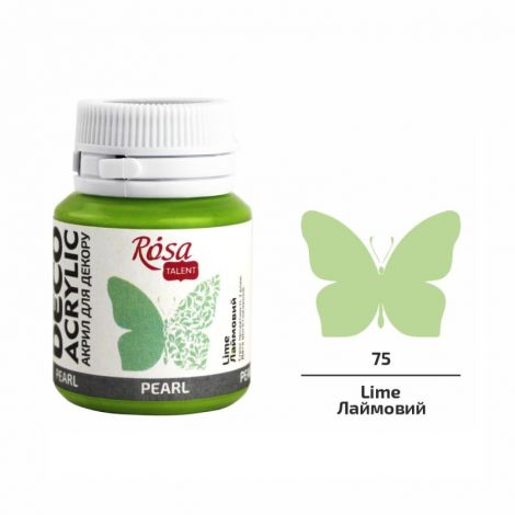 Farba akrylowa Koh-i-Noor Rosa 20ml perłowa Zielona Limonkowa/Lime