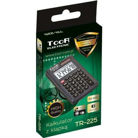 Kalkulator Toor kieszonkowy TR-225 - 3