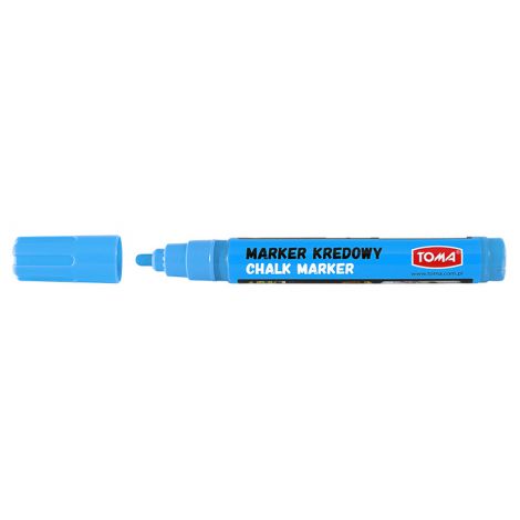 Marker kredowy do tablic Toma TO-292 4.5mm, Niebieski