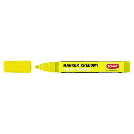 Marker kredowy do tablic Toma TO-292 4.5mm, Żółty