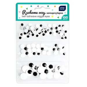 Samoprzylepne oczy ruchome Interdruk 100szt