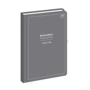 2025/2026 Kalendarz Nauczyciela Interdruk A5 Grey