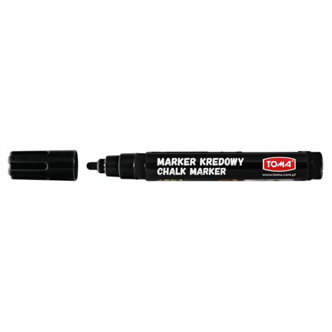 Marker kredowy do tablic Toma TO-292 4.5mm, Czarny