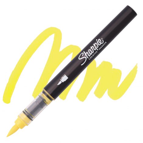 Marker akrylowy pędzelkowy Sharpie, żółty