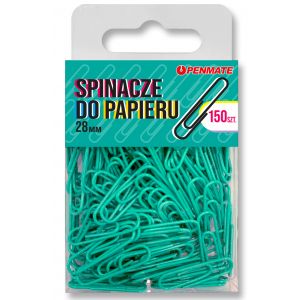 Spinacze PenmateTurukusowe 28mm, 150szt