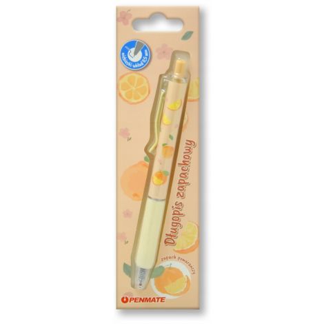 Długopis żelowy zapachowy Penmate Pomarańcza 0.5mm, Niebieski