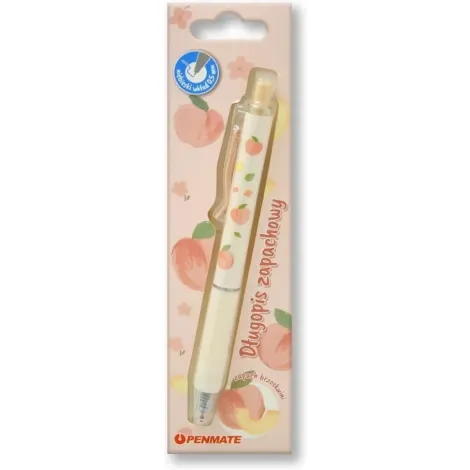 Długopis żelowy zapachowy Penmate Brzoskwinia 0.5mm, Niebieski