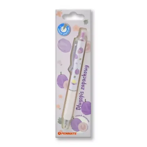 Długopis żelowy zapachowy Penmate Winogrono  0.5mm, Niebieski