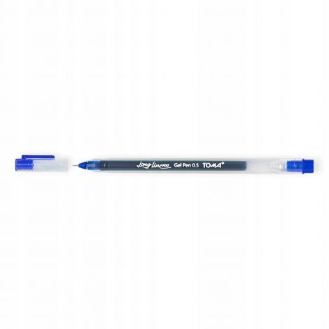 Długopis żelowy Toma Long Line 0.5mm, Niebieski
