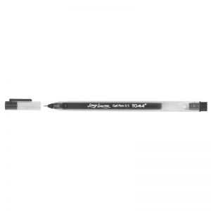 Długopis żelowy Toma Long Line 0.5mm, Czarny