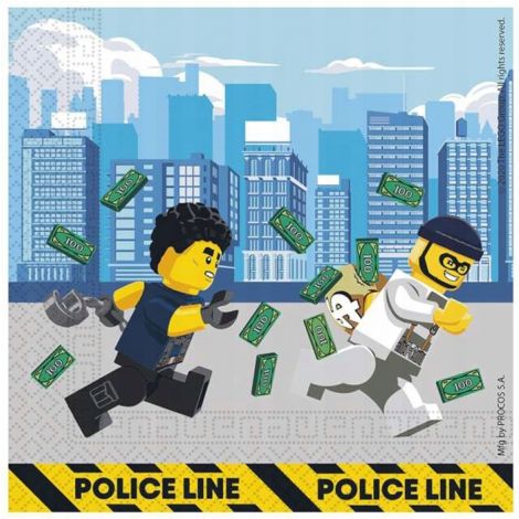 Serwetki papierowe Lego City 33x33cm, 20szt