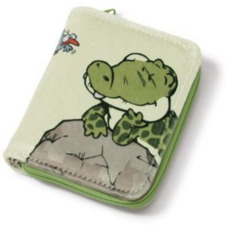 Portfel Nici 12x9.5cm, pluszowy Krokodyl