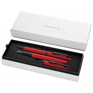 Zestaw Pelikan Jazz Długopis + Pióro Wieczne, Red