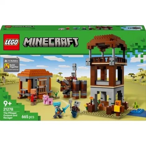 LEGO Minecraft 21278 Kryjówka rozbójników