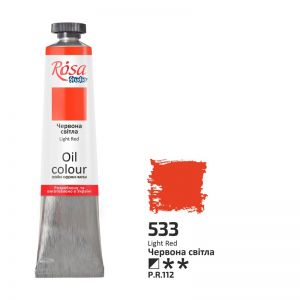 Farba olejna Rosa 45ml, Red Light nr 533