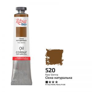 Farba olejna Rosa 45ml, Raw Sienna nr 520
