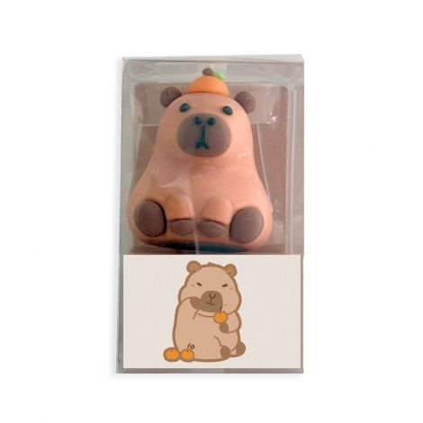 Gumka do mazania dpCraft Kapibara Pomarańcza