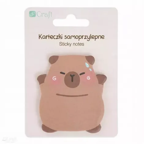 Karteczki samoprzylepne dpCraft Kapibara Happy, 30 szt