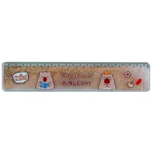 Linijka dpCraft plastikowa 20cm Kapibara