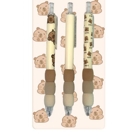 Długopis żelowy dpCraft Kapibara 1.0mm, Czarny