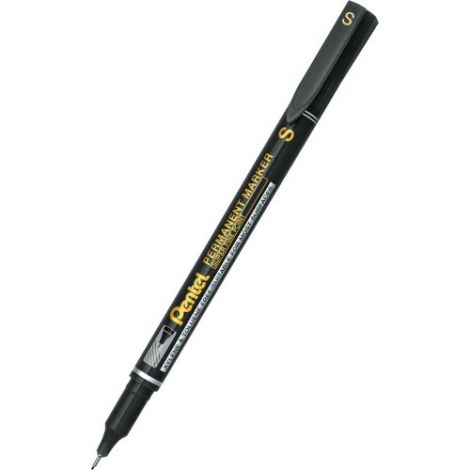 Marker permanentny Pentel S czarny