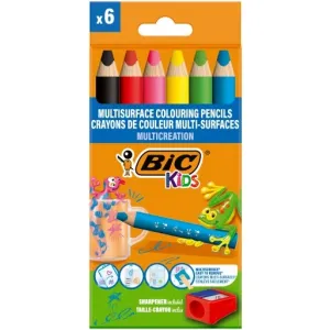 Kredki ołówkowe Bic Kids Jumbo łatwo zmywalne, 6kol