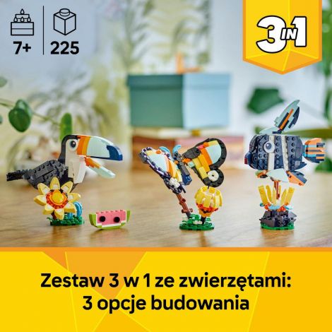 LEGO Creator 31173 Dzikie zwierzęta: Tropikalny Tukan - 2
